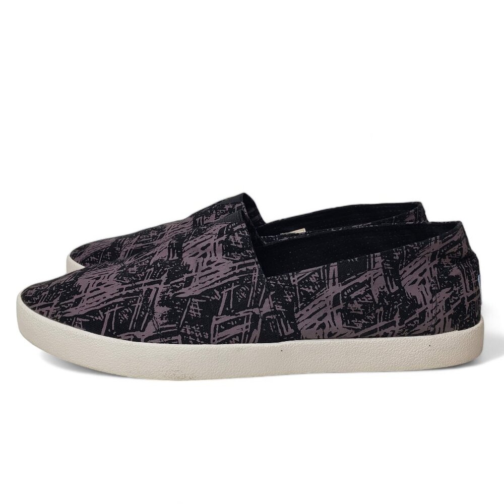 Toms Avalon Sneaker Men's Scratch Pattern Slipon Casual Everyday